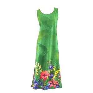 Tahitian Dreams Dress Lime Green, Size: Large, NWT